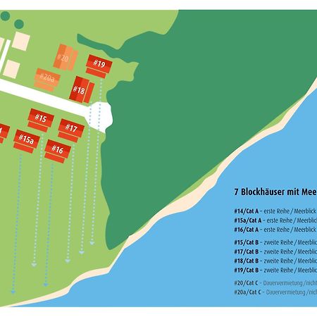 Blockhausferien Ruegen - Meerblick Sassnitz Kültér fotó